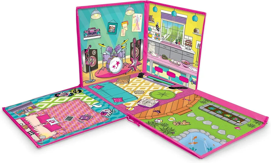 Barbie Dreamhouse ZipBin: 40-Doll Storage and Playmat