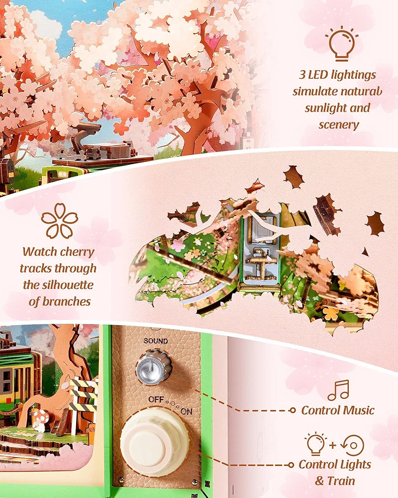 Rolife Sakura Dreamy Tour DIY Miniature House Kit