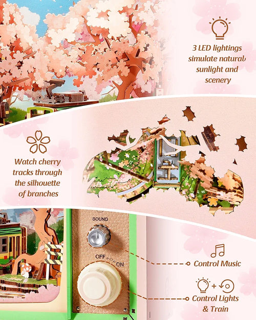 Rolife Sakura Dreamy Tour DIY Miniature House Kit