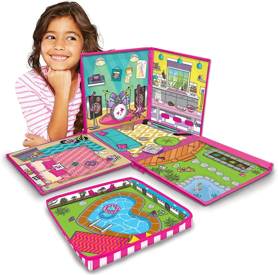 Barbie Dreamhouse ZipBin: 40-Doll Storage and Playmat